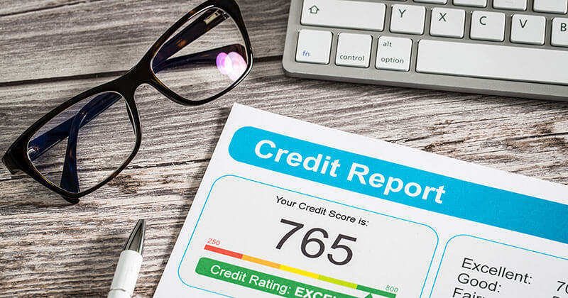 Credit report document