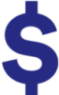 Leads Icon of a dollar sign