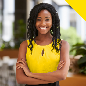 Smiling business woman