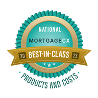 MortgageCX Products and Costs MortgageCX Products and Costs award logo