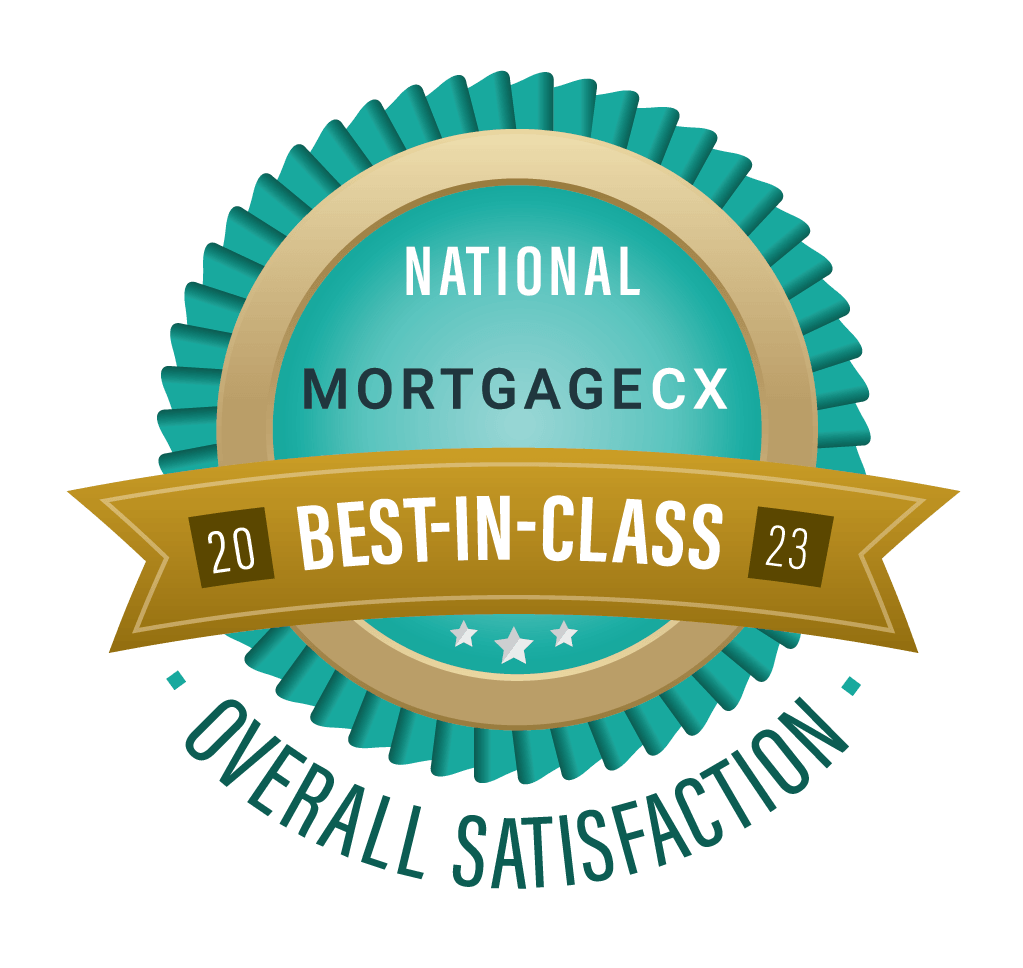 MortgageCX Overall Satisfaction award