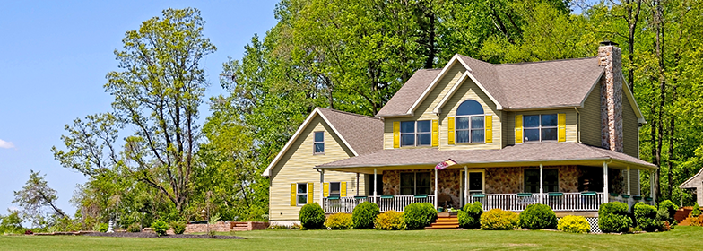 Home in rural area